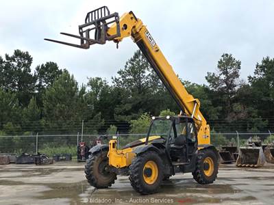 2018 JCB 510-42 10,000 Lbs. Telescopic Reach Forklift Telehandler Aux bidadoo