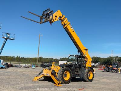 2018 JCB 510-56 56' 10,000 lbs Telescopic Reach Forklift Telehandler Aux bidadoo