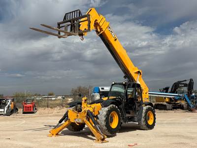 2017 JCB 510-56 56' 10,000 LBS Telescopic Reach Forklift Telehandler Aux bidadoo