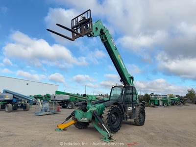 2016 JCB 510-56 56’ 10,000 lbs Telescopic Reach Forklift Cab Telehandler bidadoo