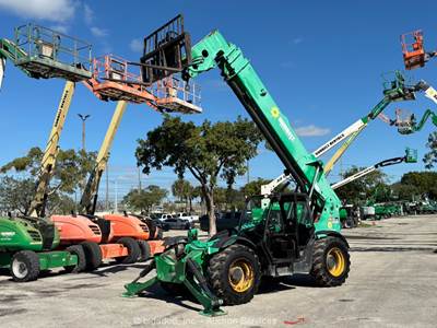 2018 JCB 510-56 56' 10,000 lbs Telescopic Reach Forklift Telehandler bidadoo