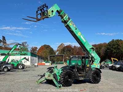 2015 JCB 510-56 56' 10,000 lbs Telescopic Reach Forklift Telehandler bidadoo