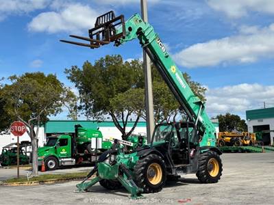 2017 JCB 510-56 56' 10,000 lbs Telescopic Reach Forklift Telehandler bidadoo