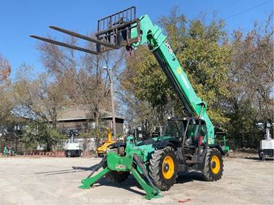 2016 JCB 510-56 56' 10,000 lbs Telescopic Reach Forklift Telehandler Aux bidadoo
