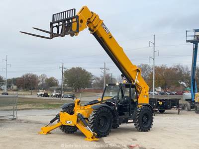 2022 JCB 510-56 56' 10,000 lbs Telescopic Reach Forklift Telehandler Aux bidadoo