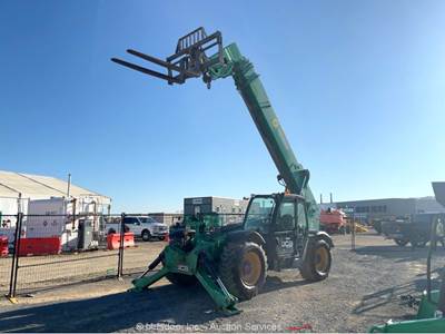 2018 JCB 510-56 56' 10,000 lbs Telescopic Reach Forklift Telehandler Cab bidadoo