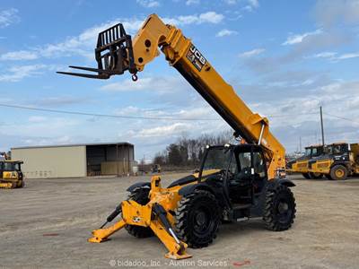 2019 JCB 510-56 56' 10,000 lbs Telescopic Reach Forklift Telehandler bidadoo