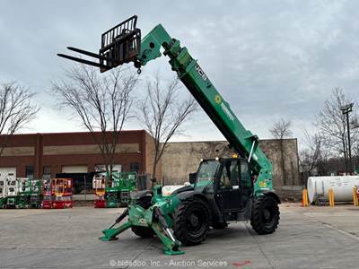2016 JCB 510-56 56’ 10,000 lbs Telescopic Reach Forklift Cab Telehandler bidadoo