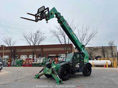 2016 JCB 510-56 56’ 10,000 lbs Telescopic Reach Forklift Cab Telehandler bidadoo