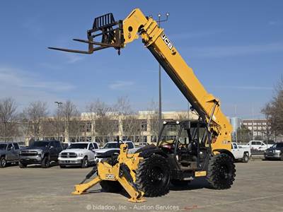 2018 JCB 510-56 56' 10,000 lbs Telescopic Reach Forklift Telehandler Aux bidadoo