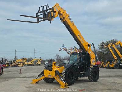 2021 JCB 510-56 56 FT 10,000 lb Telescopic Reach Forklift Cab bidadoo -Repair