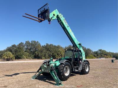 2017 JCB 510-56 56' 10,000 lbs Telescopic Reach Forklift Telehandler bidadoo