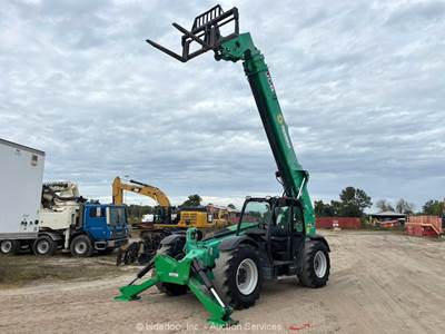 2018 JCB 510-56 56' 10,000 lbs Telescopic Reach Forklift Telehandler Aux bidadoo