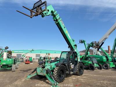 2016 JCB 510-56 56' 10,000 lbs Telescopic Reach Forklift Telehandler Aux bidadoo