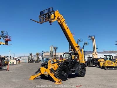 2018 JCB 510-56 56' 10,000 lbs Telescopic Reach Forklift Telehandler Aux bidadoo