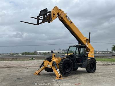 2018 JCB 510-56 56' 10,000 lbs Telescopic Reach Forklift Telehandler bidadoo