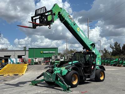 2017 JCB 510-56 56' 10,000 lbs Telescopic Reach Forklift Telehandler bidadoo