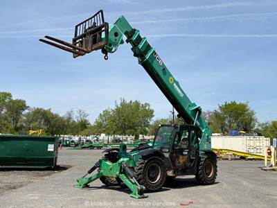 2016 JCB 510-56 56' 10,000 lbs Telescopic Reach Forklift Cab Telehandler bidadoo