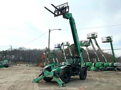 2016 JCB 510-56 56' 10,000 lbs Telescopic Reach Forklift Telehandler Aux bidadoo