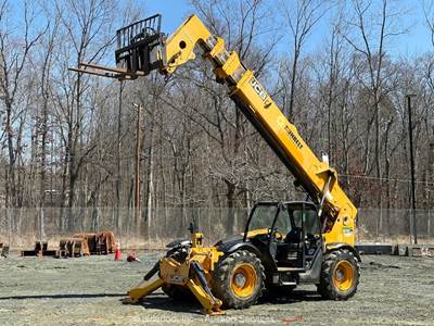 2017 JCB 510-56 56' 10,000 lbs Telescopic Reach Forklift Telehandler bidadoo