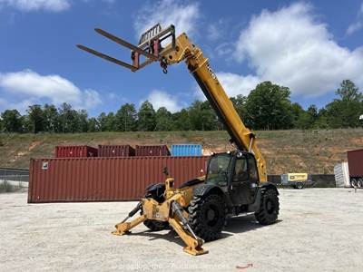 2016 JCB 510-56 56' 10,000 lbs Telescopic Reach Forklift Cab Telehandler bidadoo