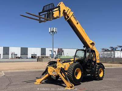 2015 JCB 510-56 56' 10,000 lbs Telescopic Reach Forklift Telehandler Aux bidadoo