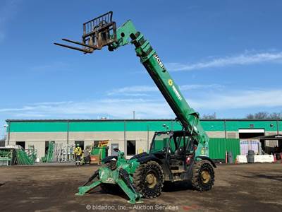 2017 JCB 510-56 56' 10,000 lbs Telescopic Reach Forklift Telehandler bidadoo