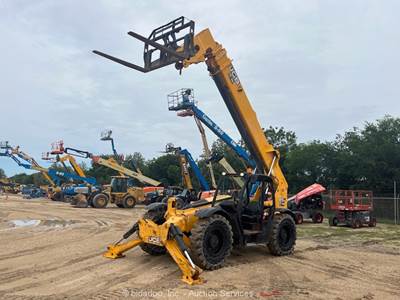 2018 JCB 510-56 56' 10,000 lbs Telescopic Reach Forklift Telehandler bidadoo