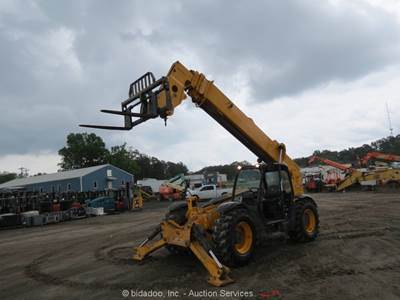 2016 JCB 510-56 56' 10,000 lbs Telescopic Reach Forklift Telehandler bidadoo