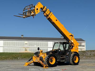 2016 JCB 510-56 56' 10,000 lbs Telescopic Reach Forklift Telehandler bidadoo