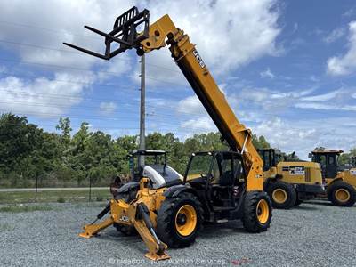 2019 JCB 510-56 56' 10,000 lbs Telescopic Reach Forklift Telehandler Aux bidadoo