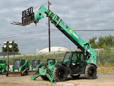 2016 JCB 510-56 56' 10,000 lbs Telescopic Reach Forklift Cab Telehandler bidadoo