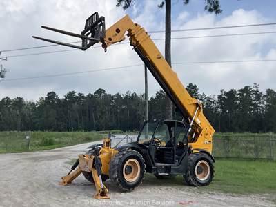 2016 JCB 510-56 56' 10,000 lbs Telescopic Reach Forklift Telehandler bidadoo