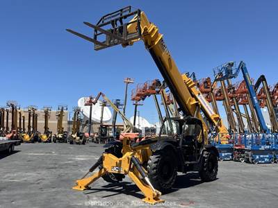 2018 JCB 510-56 56’ 10,000 lbs Telescopic Reach Forklift Telehandler 4x4 bidadoo