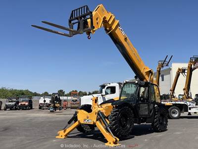 2019 JCB 510-56 56' 10,000 lbs Telescopic Reach Forklift Telehandler Cab bidadoo