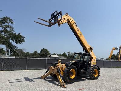 2017 JCB 510-56 56' 10,000 lbs Telescopic Reach Forklift Telehandler Aux bidadoo