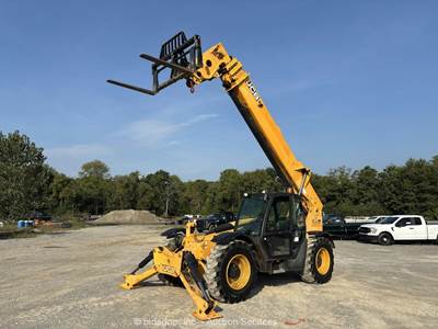 2017 JCB 510-56 56’ 10,000 lbs Telescopic Reach Forklift Telehandler Cab bidadoo