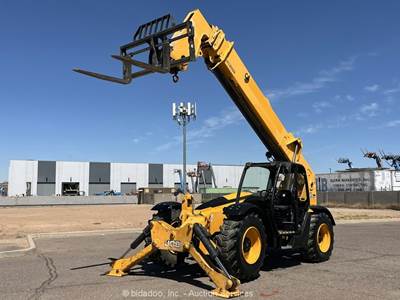2016 JCB 510-56 56' 10,000 lbs Telescopic Reach Forklift Telehandler bidadoo