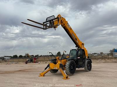 2021 JCB 512-56 56' 12,000 lbs Telescopic Reach Forklift Telehandler Cab bidadoo