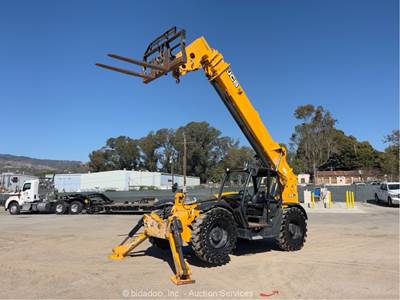 2018 JCB 512-56 56' 12,000 lbs Telescopic Reach Forklift Telehandler Aux bidadoo