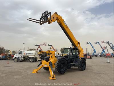 2018 JCB 512-56 56' 12,000 lbs Telescopic Reach Forklift Telehandler Aux bidadoo