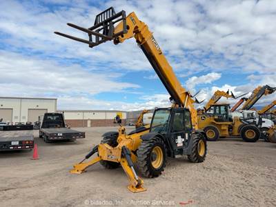 2017 JCB 512-56 56' 12,000 lbs Telescopic Reach Forklift Telehandler Cab bidadoo