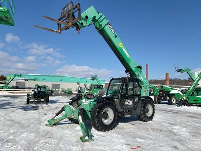 2018 JCB 512-56 56' 12,000 lbs Telescopic Reach Forklift Cab Telehandler bidadoo