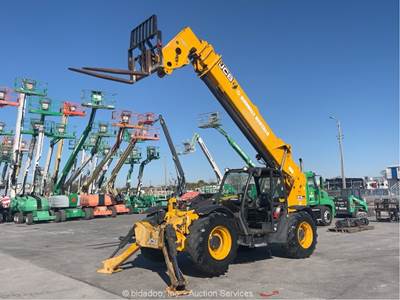 2017 JCB 512-56 56' 12,000 lbs Telescopic Reach Forklift Telehandler Aux bidadoo