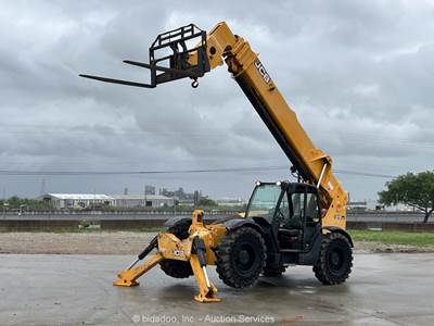 2018 JCB 512-56 56' 12,000 lbs Telescopic Reach Forklift Telehandler Aux bidadoo