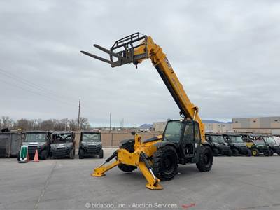 2020 JCB 512-56 56' 12,000 lbs Telescopic Reach Forklift Cab Telehandler bidadoo