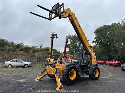 2016 JCB 512-56 56' 12,000 lbs Telescopic Reach Forklift Telehandler Aux bidadoo
