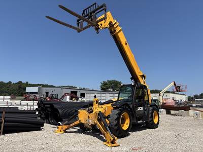 2016 JCB 512-56 56’ 12,000 lbs Telescopic Reach Forklift Cab Telehandler bidadoo