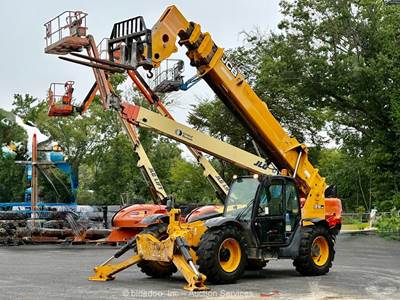 2016 JCB 512-56 56' 12,000 lbs Telescopic Reach Forklift Cab Telehandler bidadoo