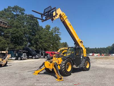 2019 JCB 512-56 56' 12,000 lbs Telescopic Reach Forklift Telehandler Cab bidadoo